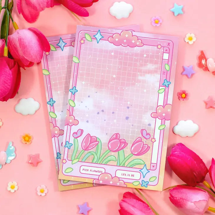 Tulip Popup Window Notepad - Cosplay Arts Shop