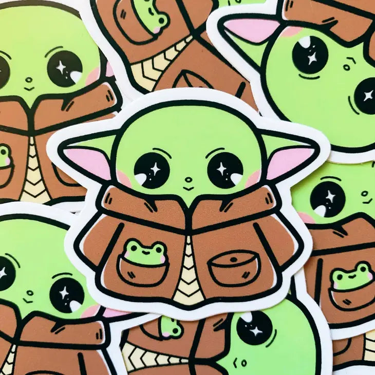 Baby Yoda Grogu Sticker - Cosplay Arts Shop