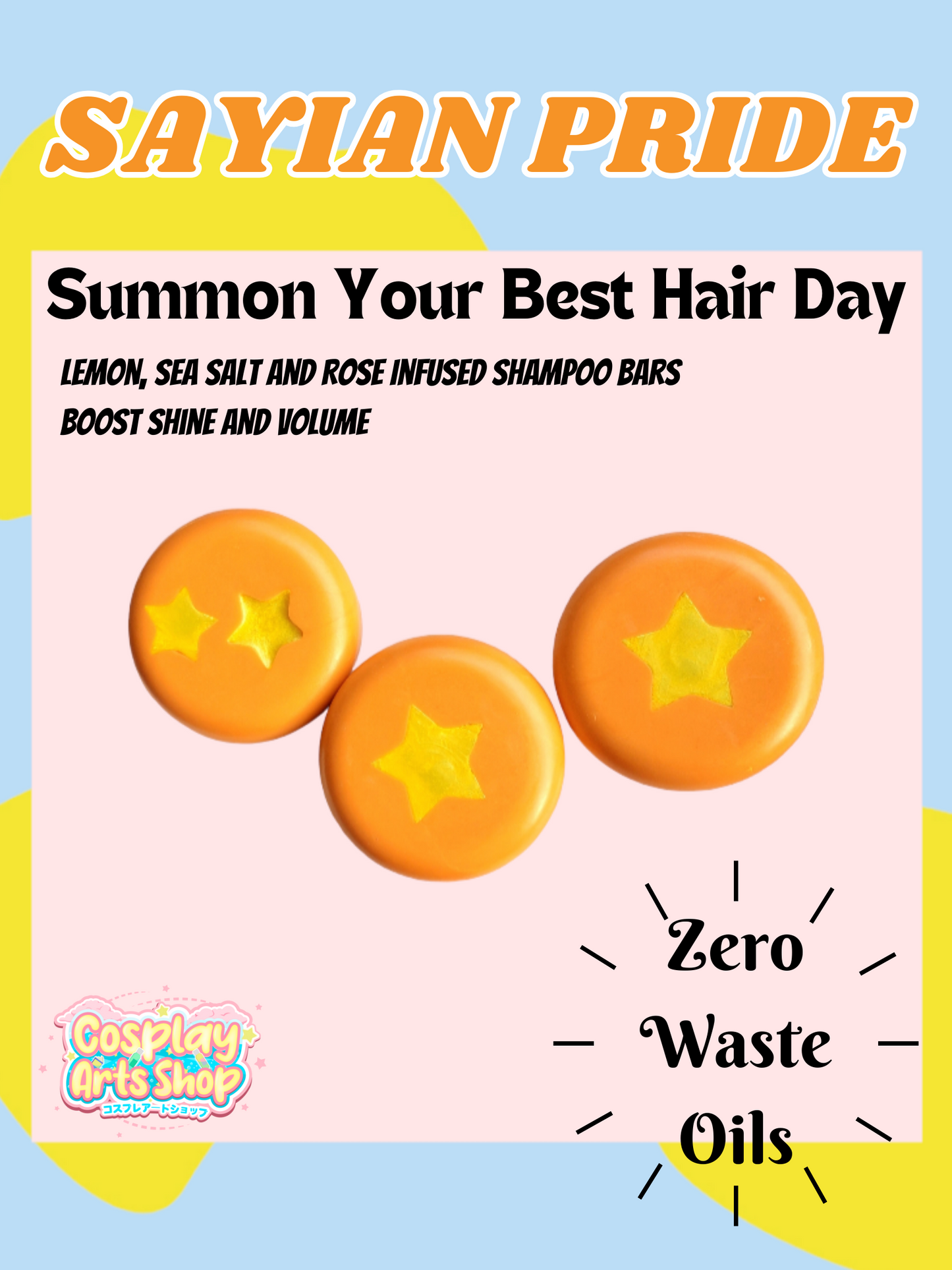Saiyan Pride Shampoo Bar - Cosplay Arts Shop