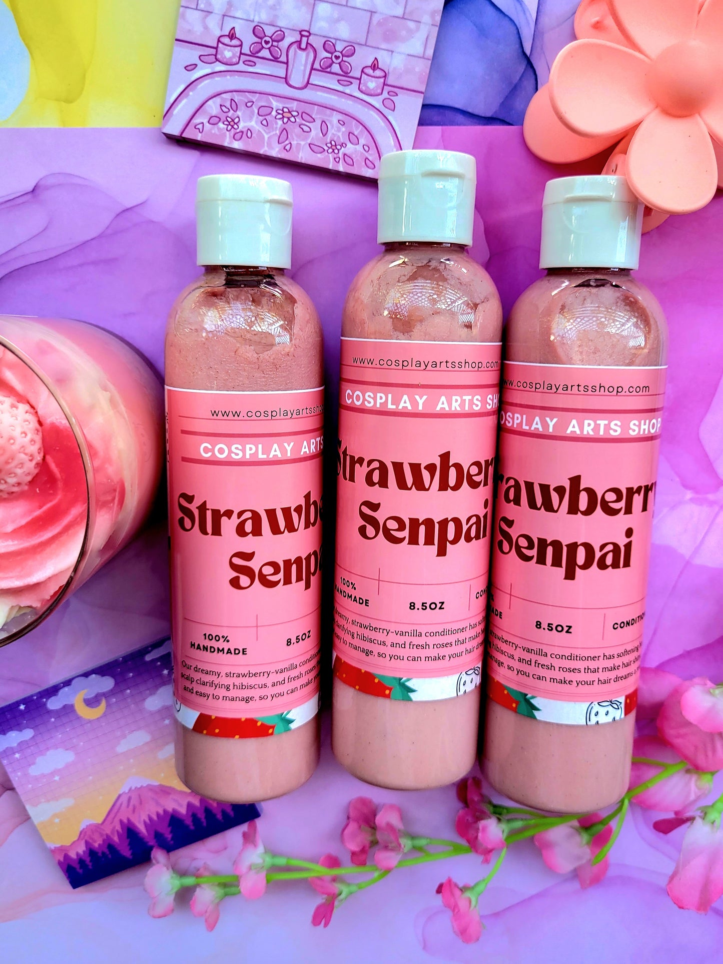 Strawberry Senpai Conditioner - Cosplay Arts Shop