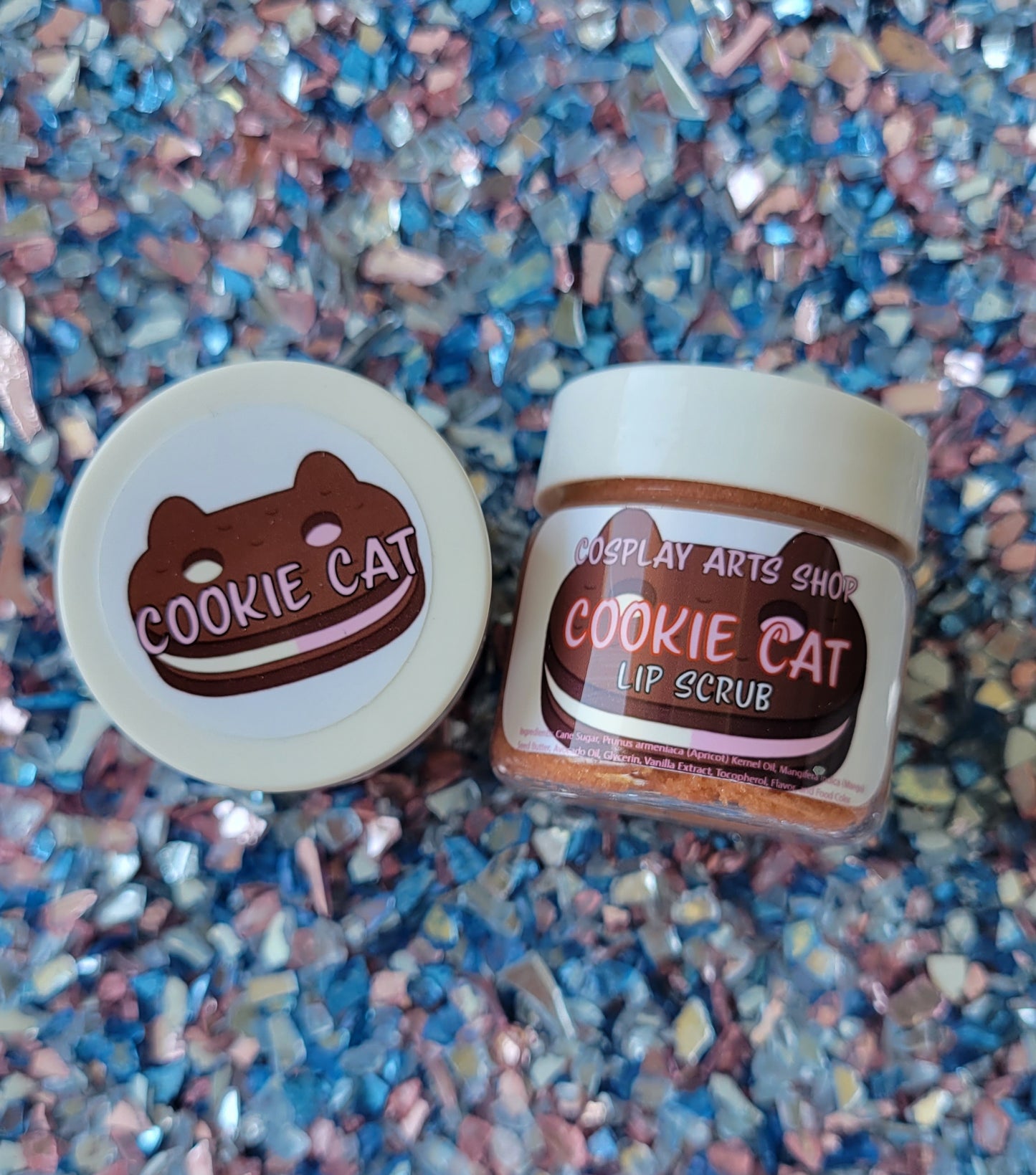 Cookie Cat Lip Scrub (Cookie Butter) - Cosplay Arts Shop