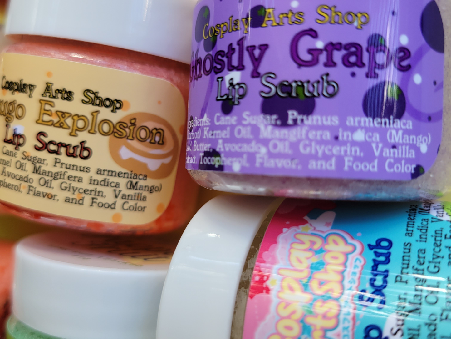 Going Ghostly Lip Scrub (Grape) - Cosplay Arts Shop