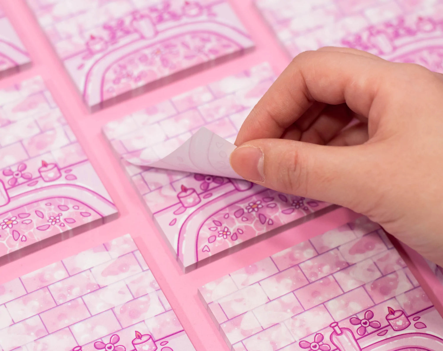 Rose Bath Sticky Notes - Cosplay Arts Shop