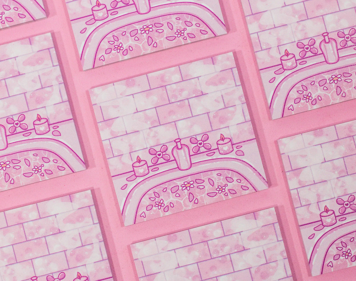 Rose Bath Sticky Notes - Cosplay Arts Shop