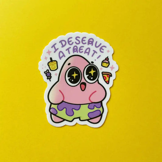 I Deserve A Treat Sticker - Cosplay Arts Shop