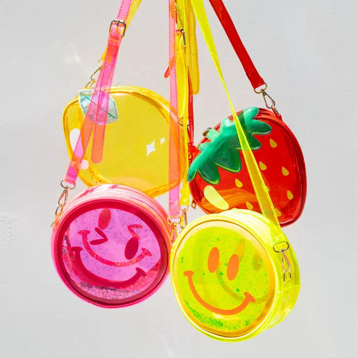 Tiana Designs Pink with Smiley Face Shoulder Bag - Distinctive Decor