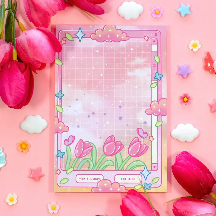 Tulip Popup Window Notepad - Cosplay Arts Shop