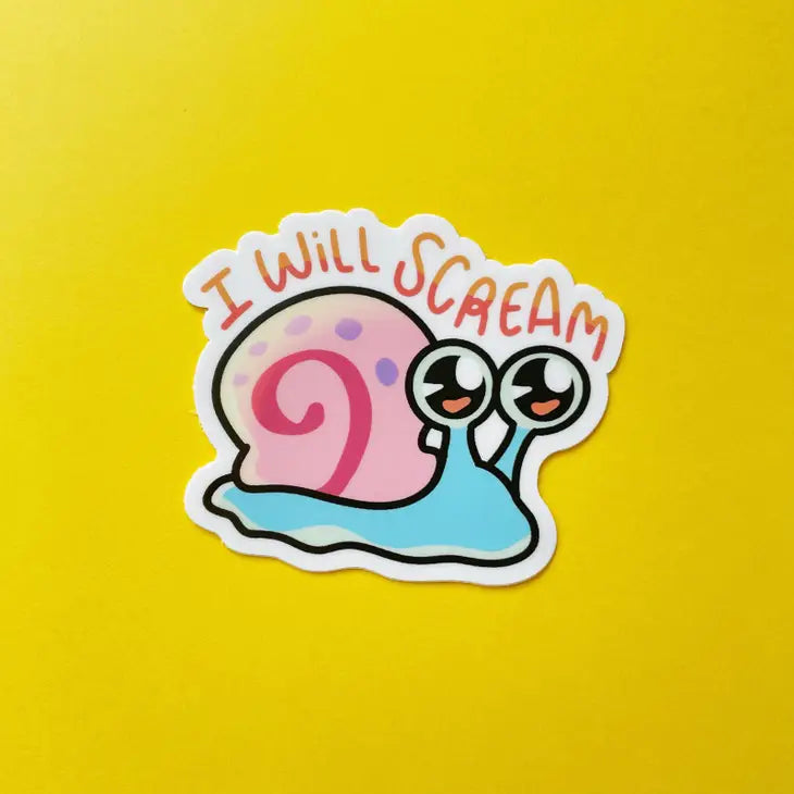 I will Scream Sticker - Cosplay Arts Shop