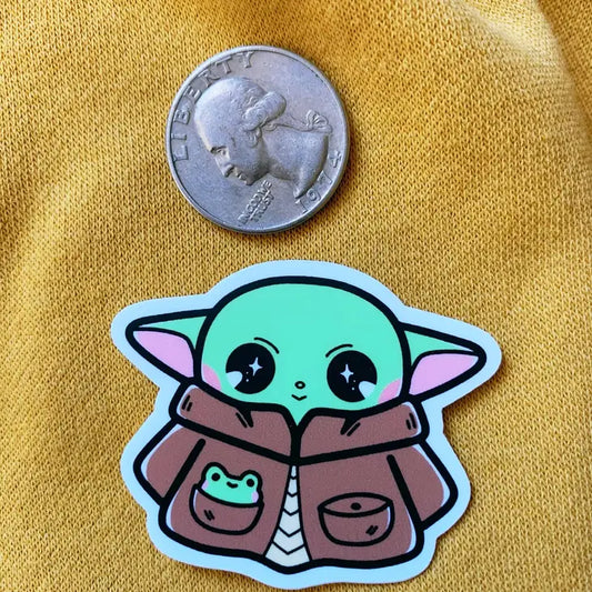 Baby Yoda Grogu Sticker - Cosplay Arts Shop