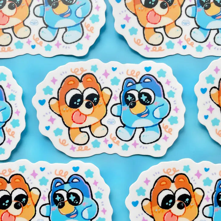 Blue Pup Sticker - Cosplay Arts Shop