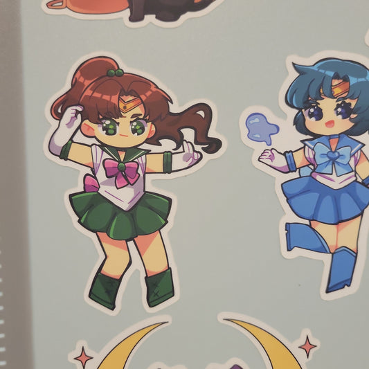 Sailor Guardians Stickers - Cosplay Arts Shop