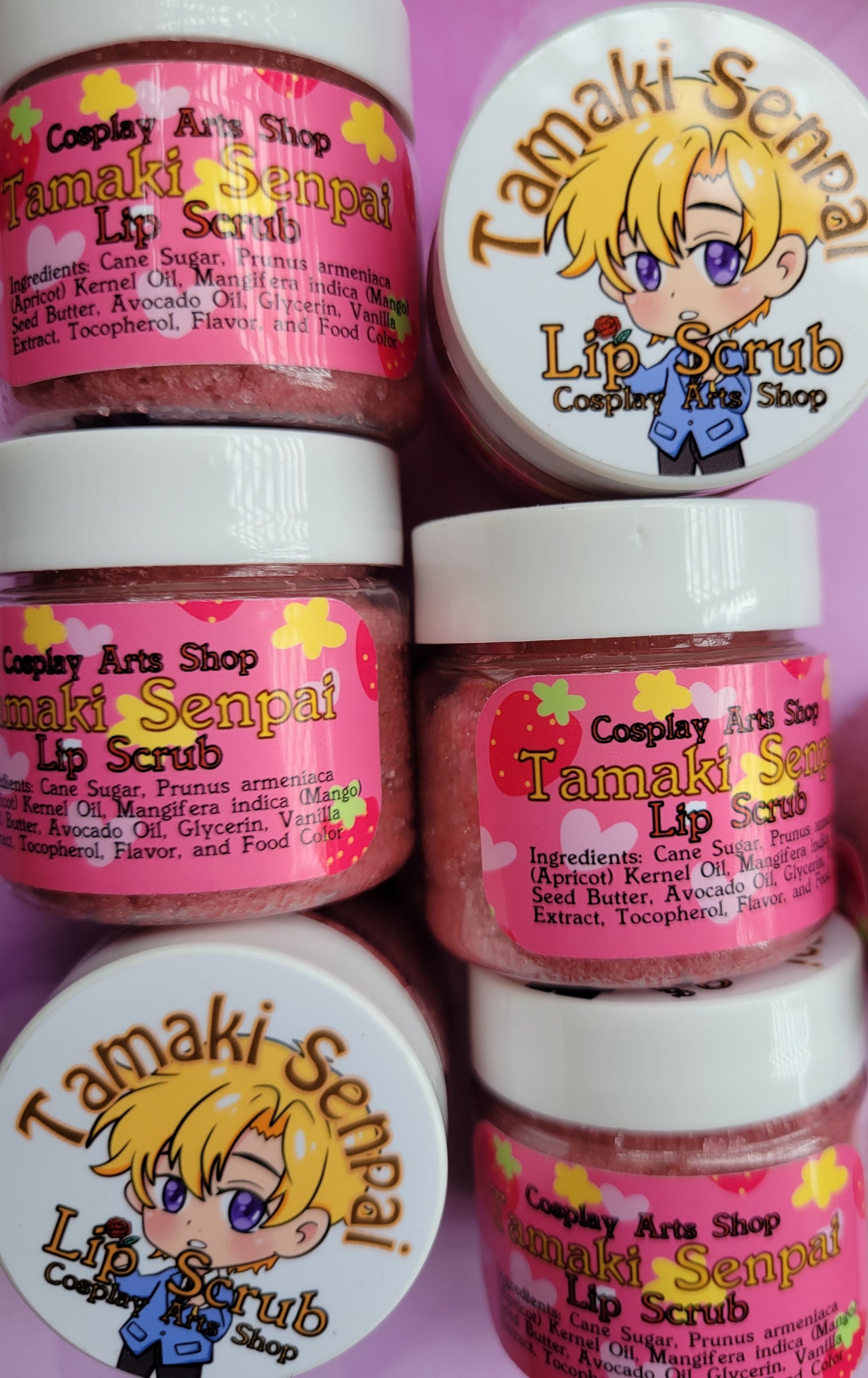Tamaki Senpai Lip Scrub (Strawberry) - Cosplay Arts Shop