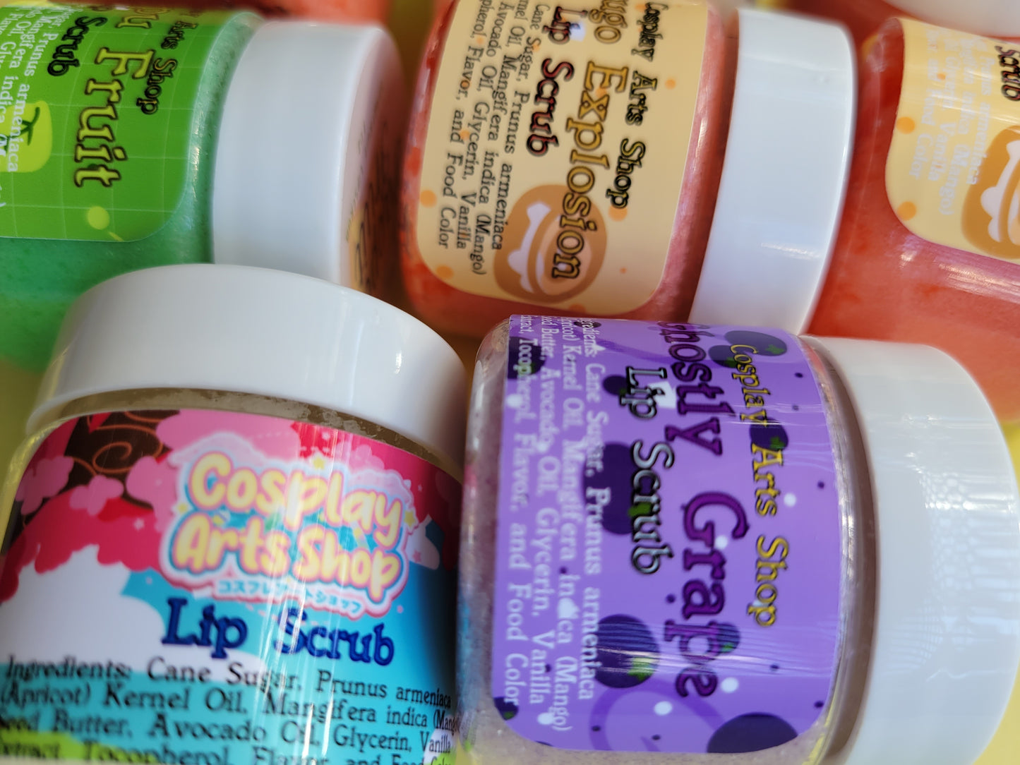 Going Ghostly Lip Scrub (Grape) - Cosplay Arts Shop