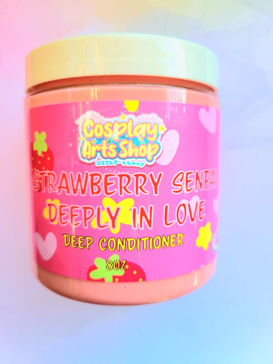 Strawberry Senpai Deeply In Love Hair Mask - Cosplay Arts Shop