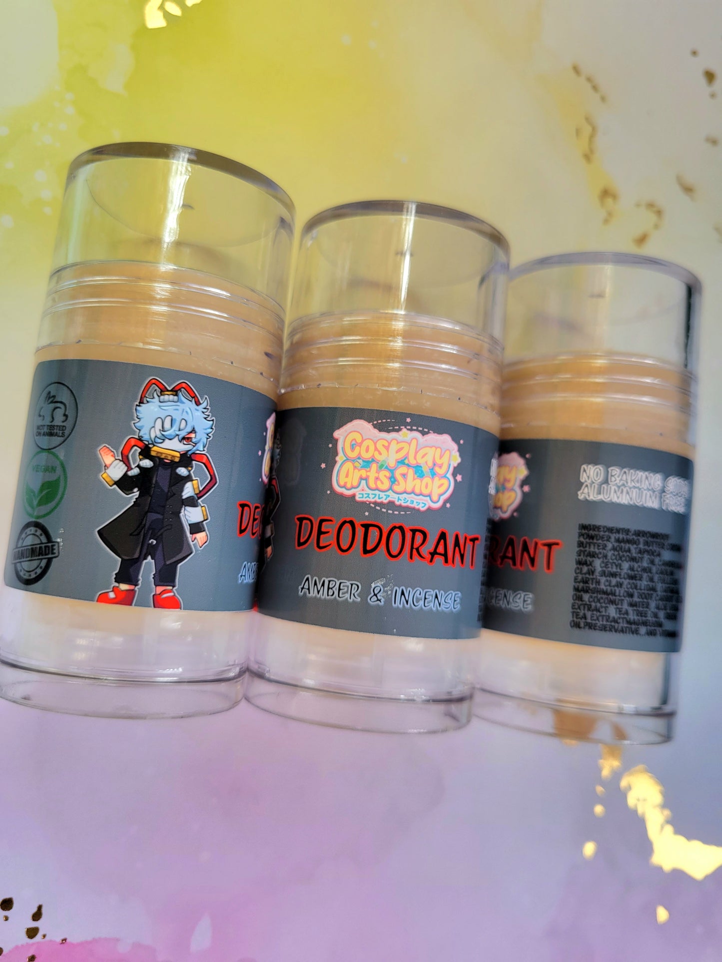 Amber & Incense Deodorant - Cosplay Arts Shop