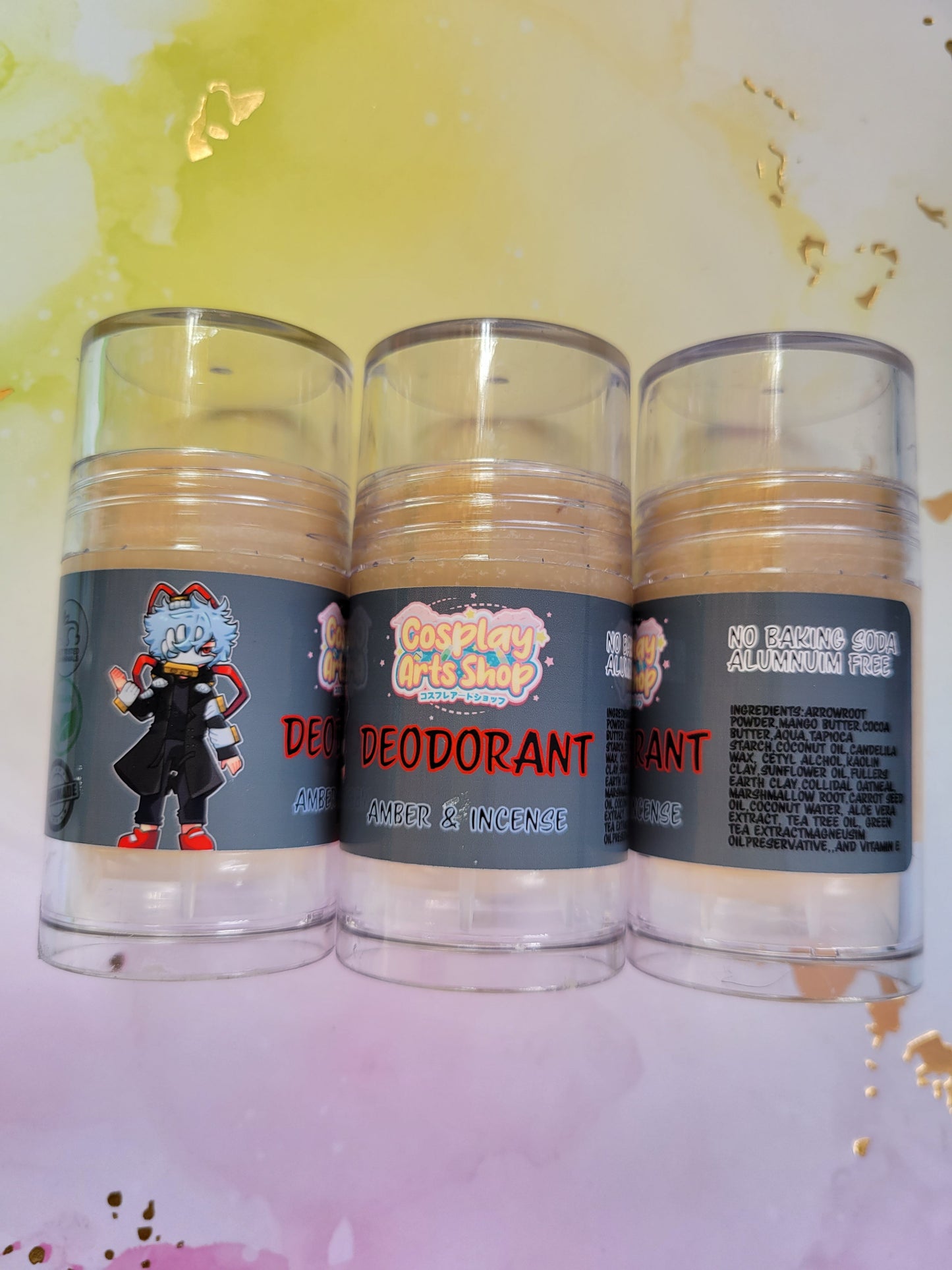 Amber & Incense Deodorant - Cosplay Arts Shop