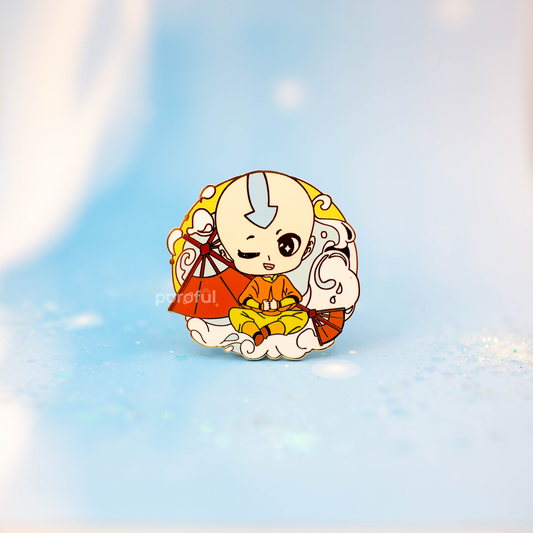 Aang Enamel Pin - Cosplay Arts Shop