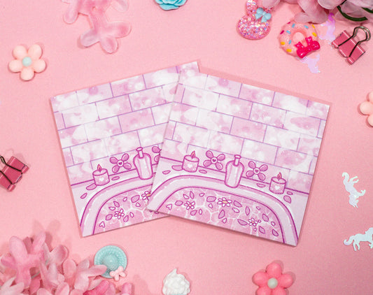 Rose Bath Sticky Notes - Cosplay Arts Shop