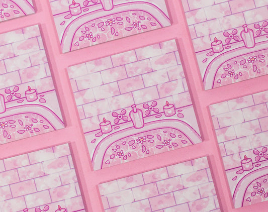 Rose Bath Sticky Notes - Cosplay Arts Shop