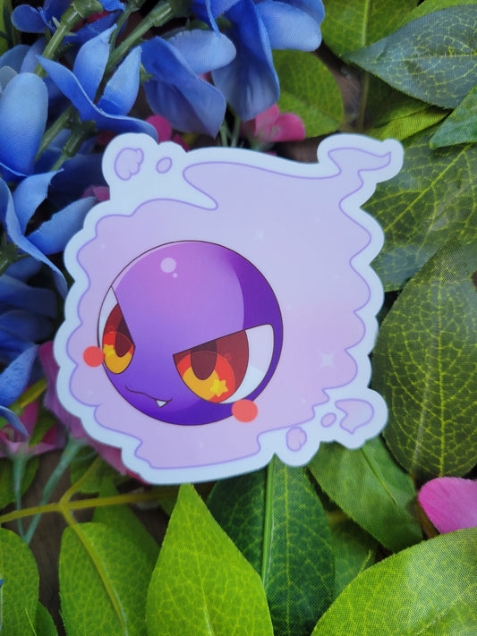 Purple Ghost Sticker - Cosplay Arts Shop