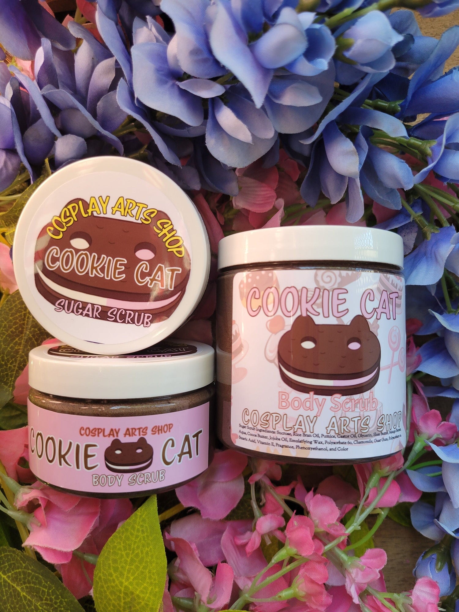 Cookie Cat Sugar Scrub - Cosplay Arts Shop